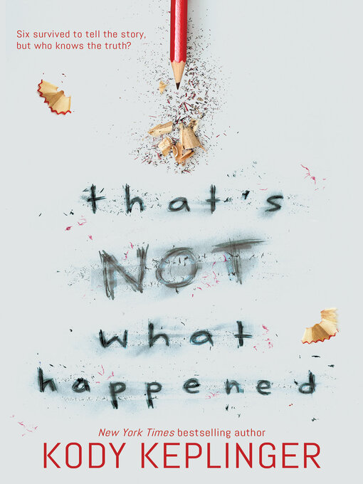 Title details for That's Not What Happened by Kody Keplinger - Wait list